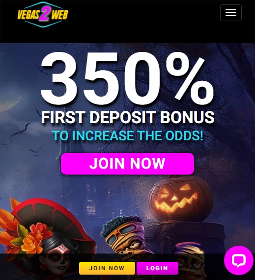 Vegas2Web Casino Mobile screenshot